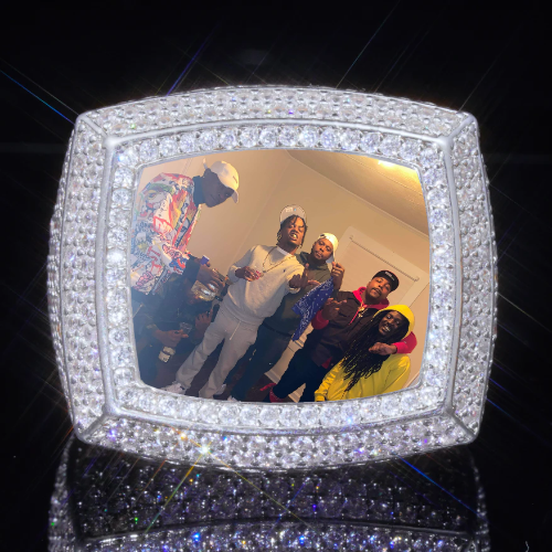 3D CUSTOM PICTURE ICED RING