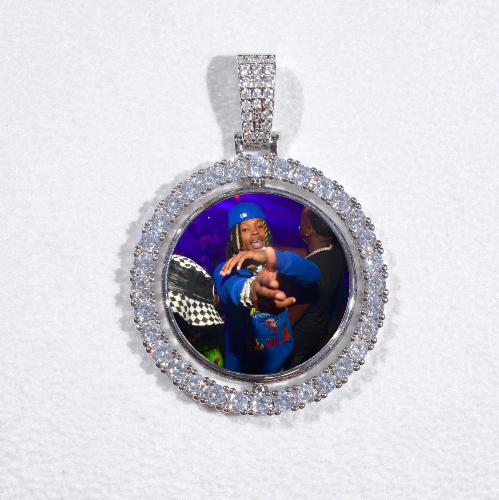 3D Spinning 2-Faced Custom Picture Pendant