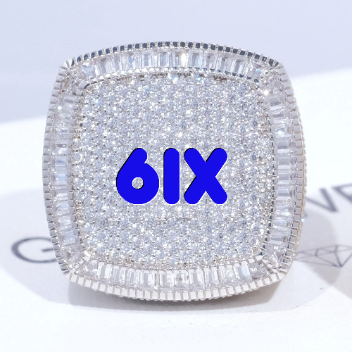 CUSTOM LETTER 3D ICED RING