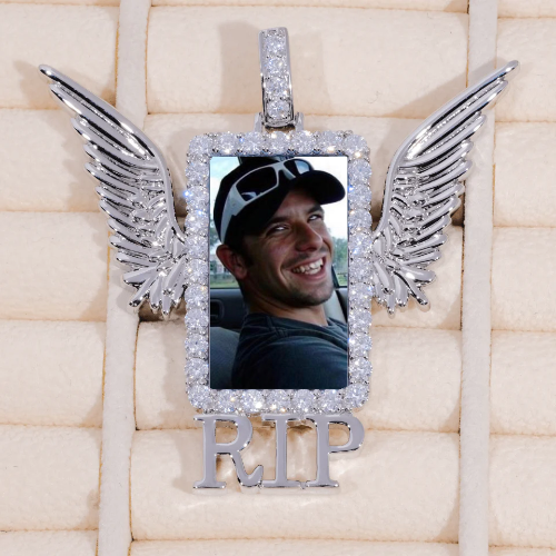 RIP WING 3D CUSTOM PICTURE PENDANT