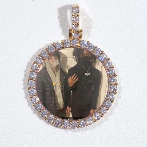 3D CIRCLE CUSTOM PICTURE PENDANT SMALL SIZE