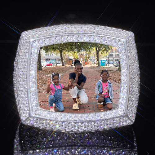 3D CUSTOM PICTURE ICED RING