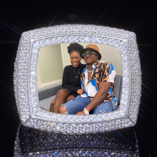 3D CUSTOM PICTURE ICED RING