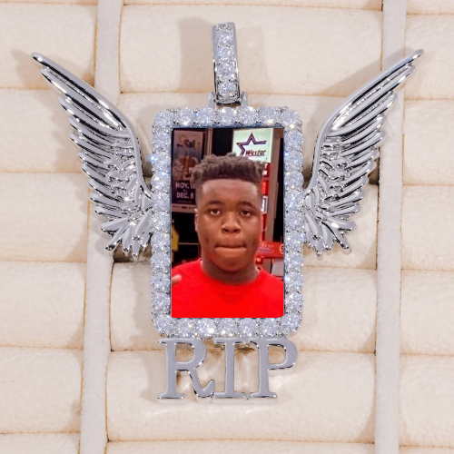 RIP WING 3D CUSTOM PICTURE PENDANT