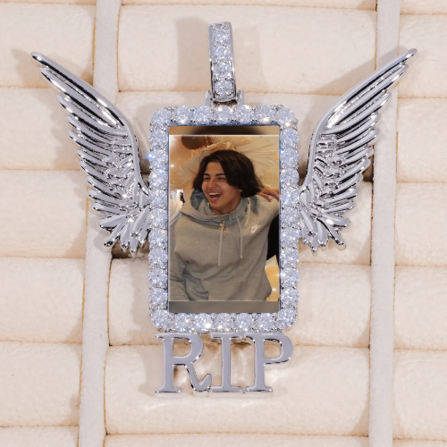 RIP WING 3D CUSTOM PICTURE PENDANT