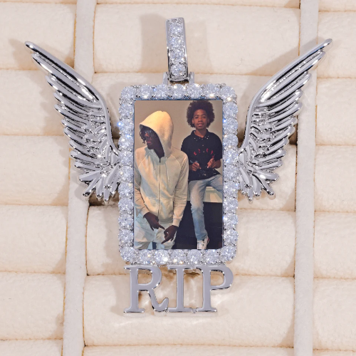 RIP WING 3D CUSTOM PICTURE PENDANT