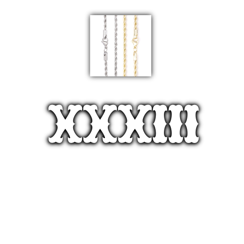 Custom Letters Freibeuter Font Necklace