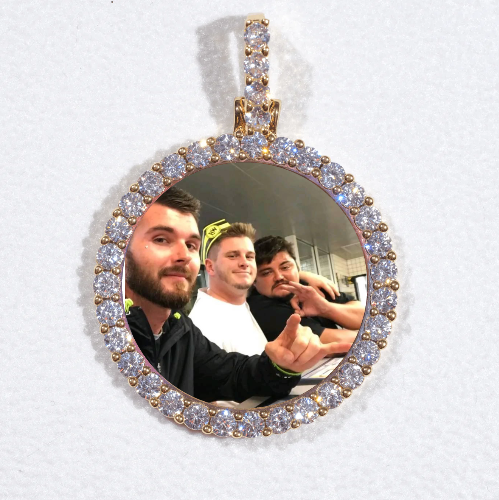 3D CIRCLE CUSTOM PICTURE PENDANT SMALL SIZE
