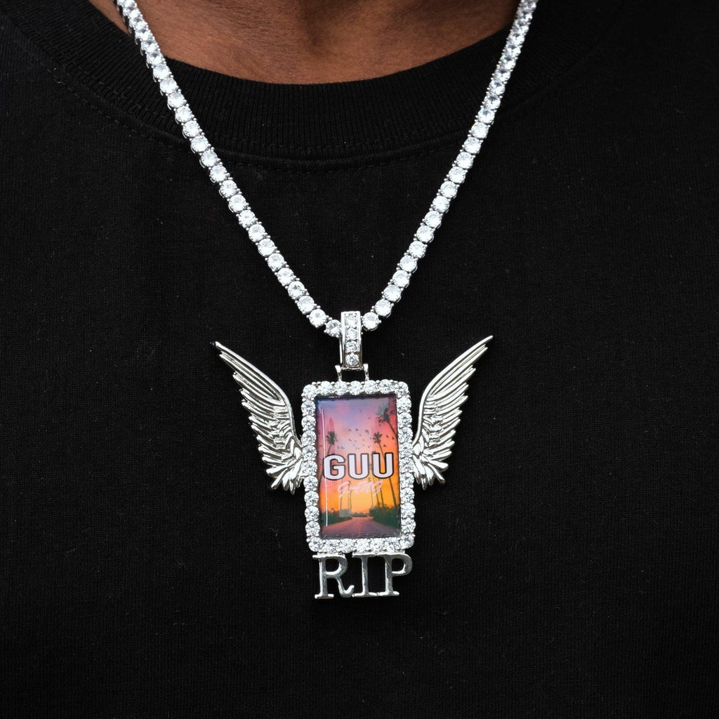 RIP WING 3D CUSTOM PICTURE PENDANT - The GUU Shop