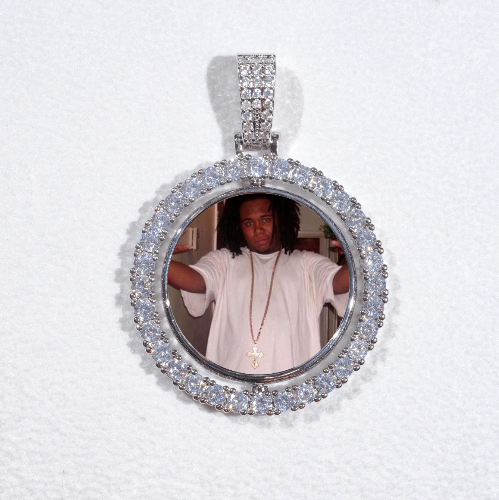 3D Spinning 2-Faced Custom Picture Pendant