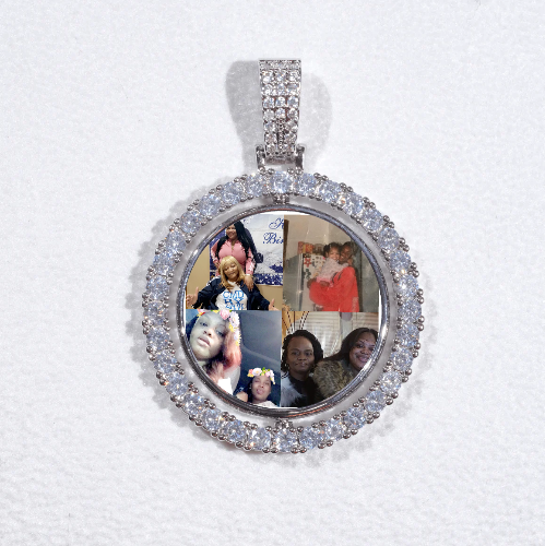 3D Spinning 2-Faced Custom Picture Pendant