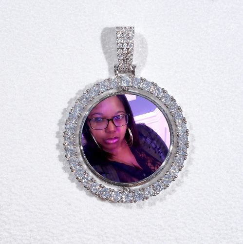 3D Spinning 2-Faced Custom Picture Pendant