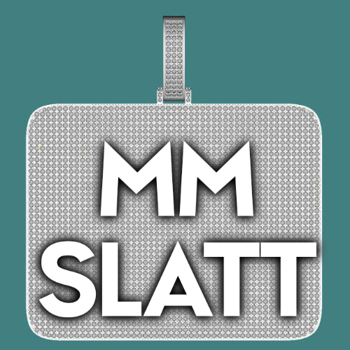 CUSTOM LETTER NECKLACE 3D BIG SQUARE
