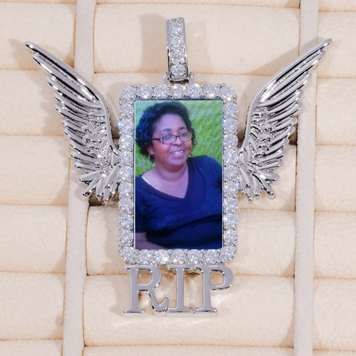 RIP WING 3D CUSTOM PICTURE PENDANT