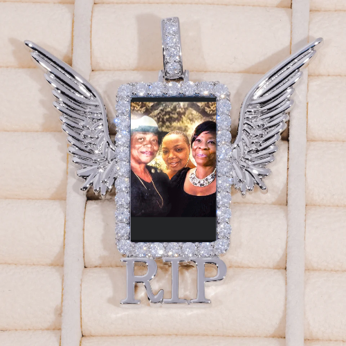 RIP WING 3D CUSTOM PICTURE PENDANT