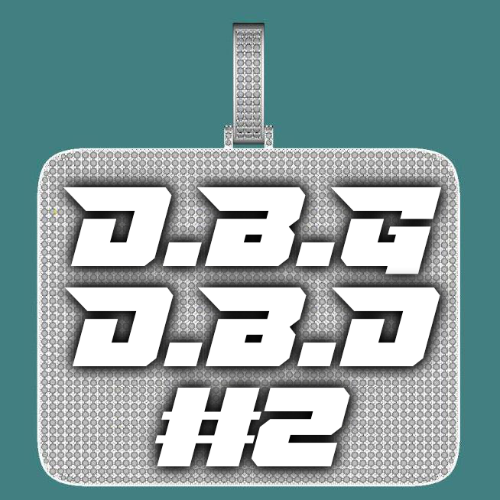 CUSTOM LETTER NECKLACE 3D BIG SQUARE