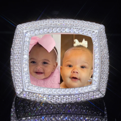 3D CUSTOM PICTURE ICED RING