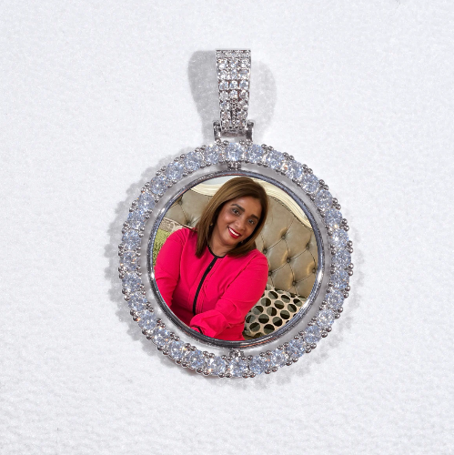 3D Spinning 2-Faced Custom Picture Pendant