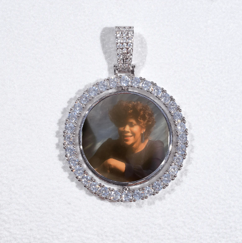 3D Spinning 2-Faced Custom Picture Pendant