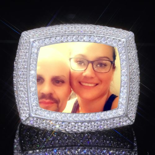 3D CUSTOM PICTURE ICED RING