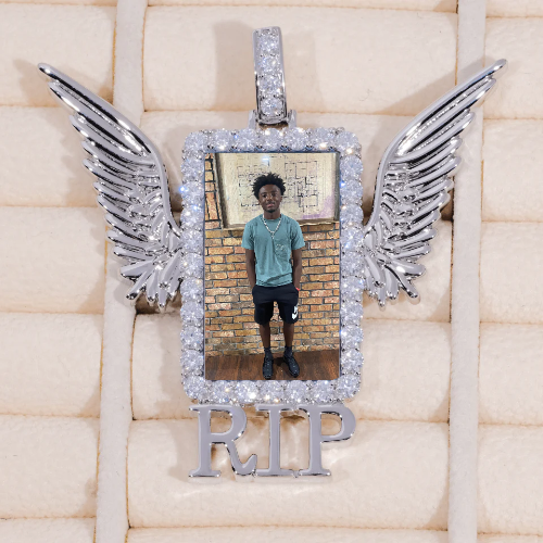 RIP WING 3D CUSTOM PICTURE PENDANT