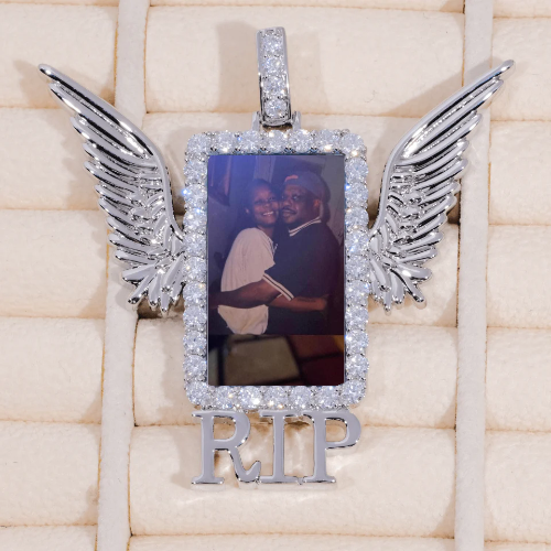 RIP WING 3D CUSTOM PICTURE PENDANT