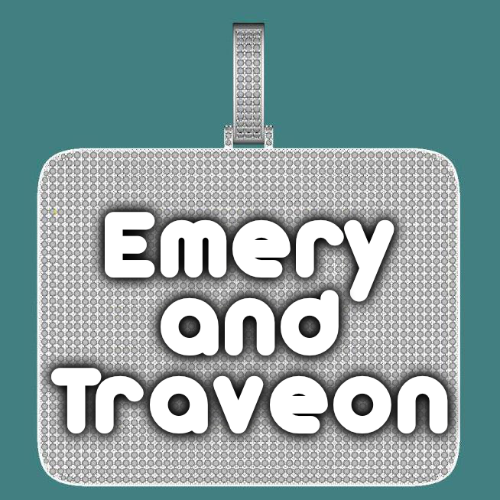 CUSTOM LETTER NECKLACE 3D BIG SQUARE