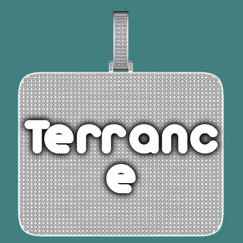 CUSTOM LETTER NECKLACE 3D BIG SQUARE