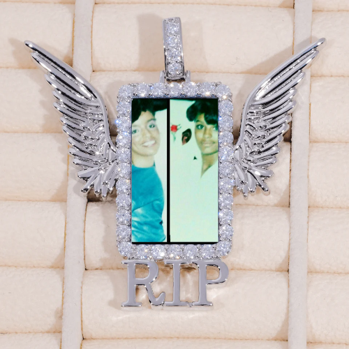 RIP WING 3D CUSTOM PICTURE PENDANT