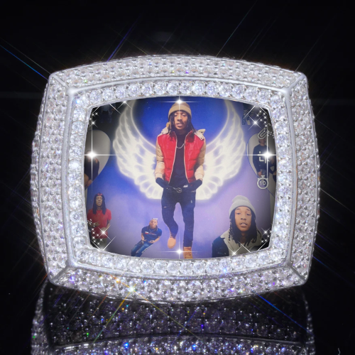 3D CUSTOM PICTURE ICED RING