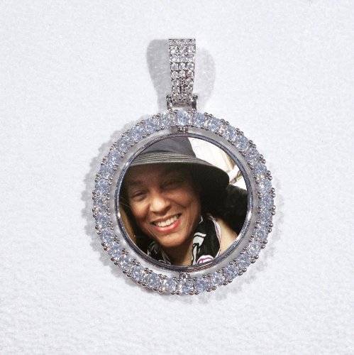 3D Spinning 2-Faced Custom Picture Pendant
