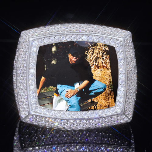 3D CUSTOM PICTURE ICED RING