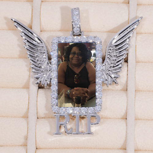 RIP WING 3D CUSTOM PICTURE PENDANT