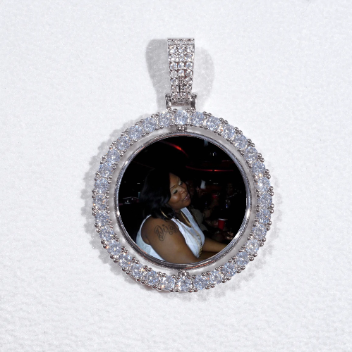 3D Spinning 2-Faced Custom Picture Pendant