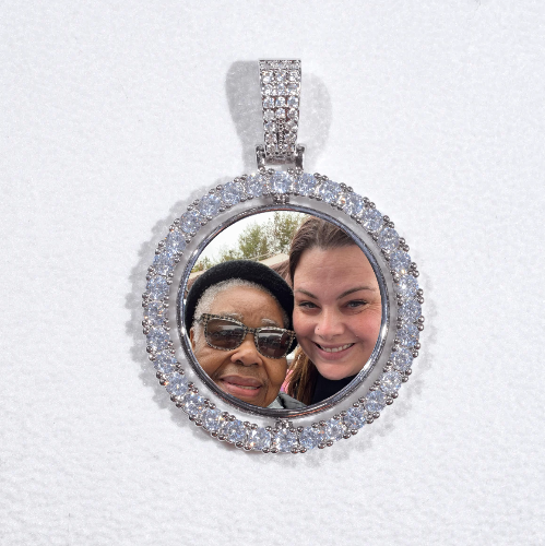 3D Spinning 2-Faced Custom Picture Pendant