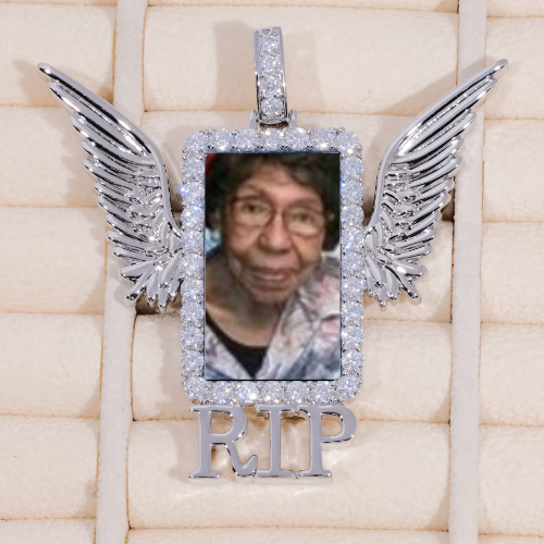 RIP WING 3D CUSTOM PICTURE PENDANT