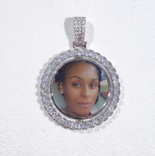 3D Spinning 2-Faced Custom Picture Pendant