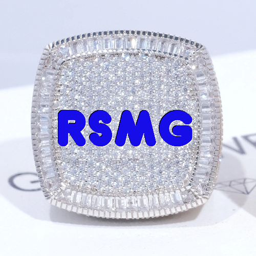 CUSTOM LETTER 3D ICED RING
