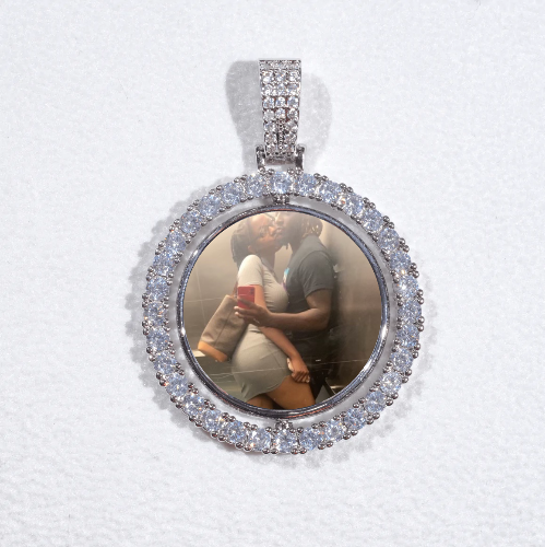 3D Spinning 2-Faced Custom Picture Pendant