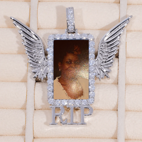 RIP WING 3D CUSTOM PICTURE PENDANT