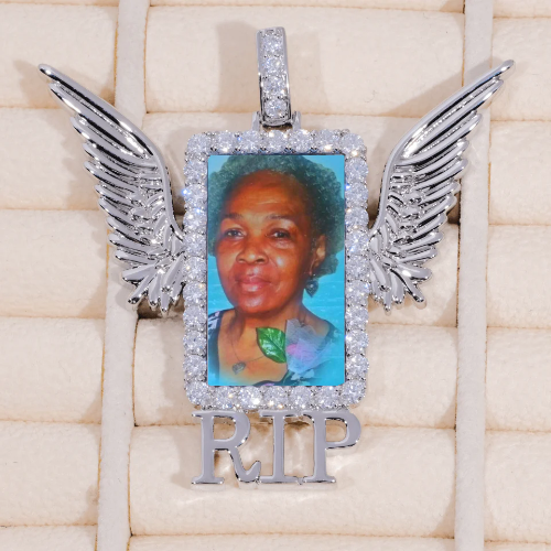 RIP WING 3D CUSTOM PICTURE PENDANT