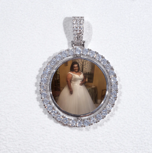 3D Spinning 2-Faced Custom Picture Pendant