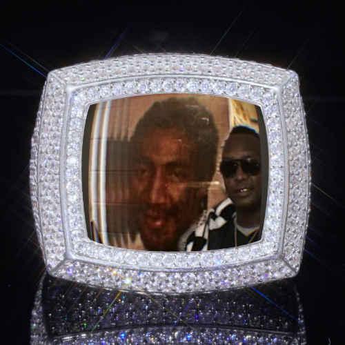 3D CUSTOM PICTURE ICED RING