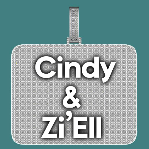 CUSTOM LETTER NECKLACE 3D BIG SQUARE
