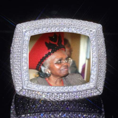 3D CUSTOM PICTURE ICED RING