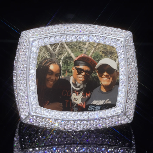 3D CUSTOM PICTURE ICED RING