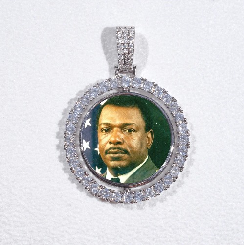 3D Spinning 2-Faced Custom Picture Pendant