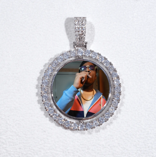 3D Spinning 2-Faced Custom Picture Pendant
