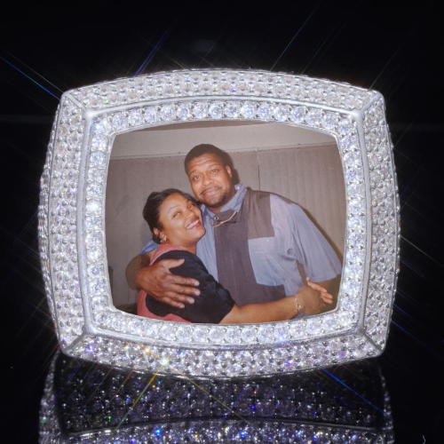 3D CUSTOM PICTURE ICED RING