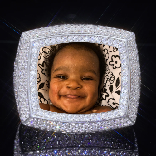 3D CUSTOM PICTURE ICED RING